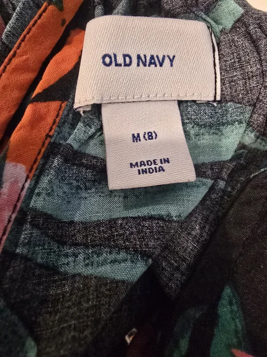 Girls Tropical Floral Jumpsuit – Summer/Vacation Ready Size 8 - Picture 4 of 4